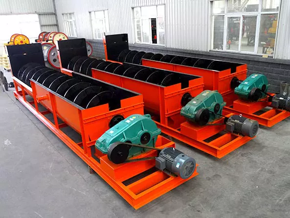 Máy rửa cát xoắn ốc cho vật liệu hạt mịn
